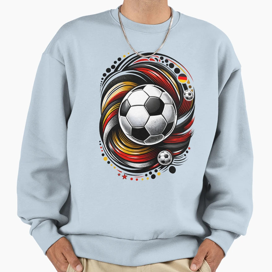 Football Germany Team Abstract Sweatshirt - Minimalist Print Men Women - T-Shirt, Sweatshirt, Hoodie