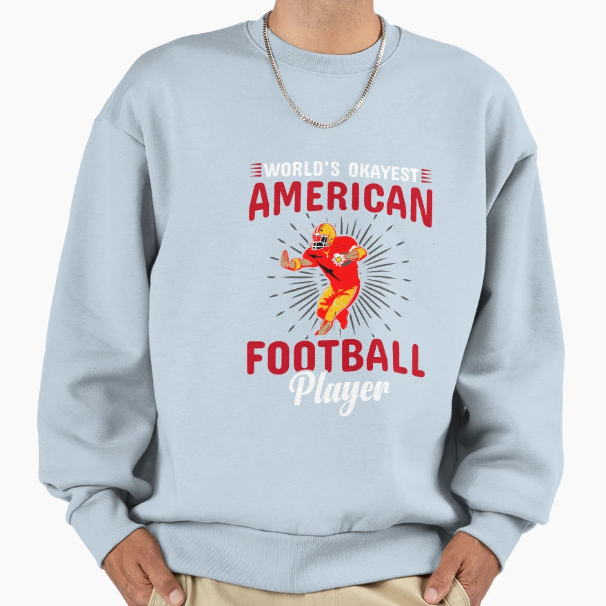 Football Lover American Football Sweatshirt - Aesthetic Graphic Men Women - T-Shirt, Sweatshirt, Hoodie