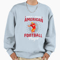 Football Lover American Football Sweatshirt - Aesthetic Graphic Men Women - T-Shirt, Sweatshirt, Hoodie