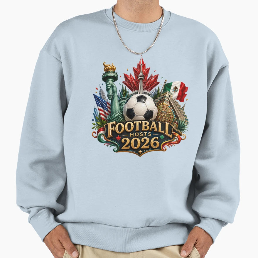 Road To 2026 Usa Mexico Canada Sweatshirt - Aesthetic Graphic Men Women - T-Shirt, Sweatshirt, Hoodie