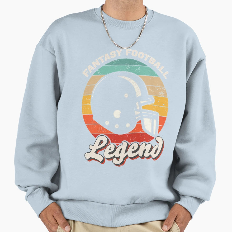 Fantasy Football Legend Sweatshirt - Aesthetic Graphic for Adults - T-Shirt, Sweatshirt, Hoodie