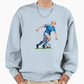 Soccer Player Blue Team Sweatshirt - Novelty Apparel Unisex - T-Shirt, Sweatshirt, Hoodie