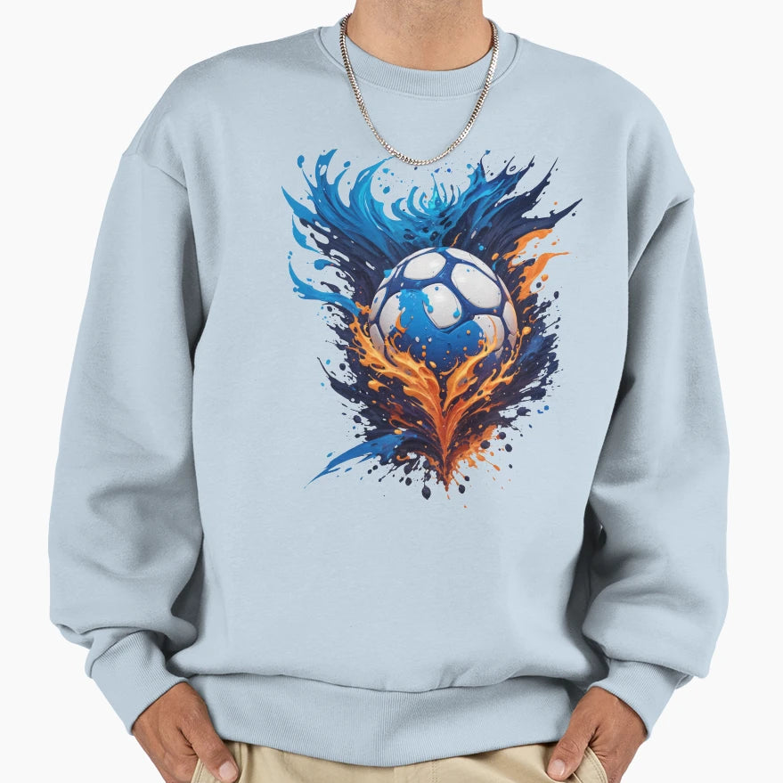 Soccer Ball Sweatshirt - Novelty Apparel for Adults - T-Shirt, Sweatshirt, Hoodie
