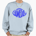 Gameday Blue Football Sweatshirt - Aesthetic Graphic for Adults - T-Shirt, Sweatshirt, Hoodie