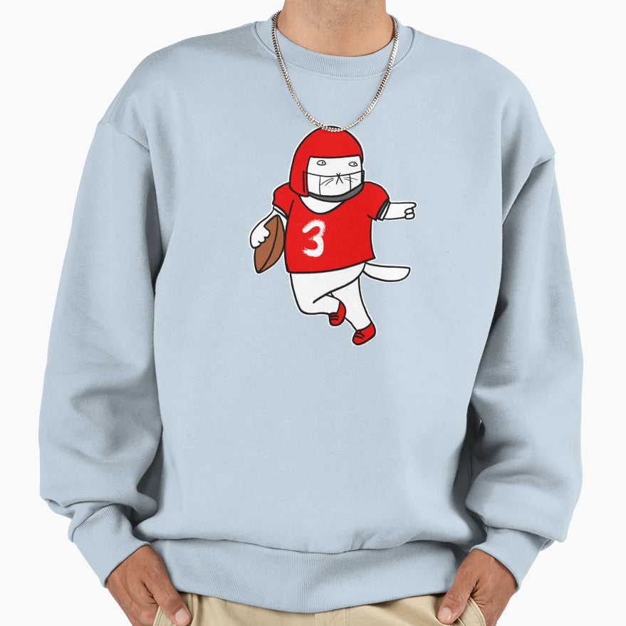 Football Sweatshirt - Trendy Graphic Unisex - T-Shirt, Sweatshirt, Hoodie