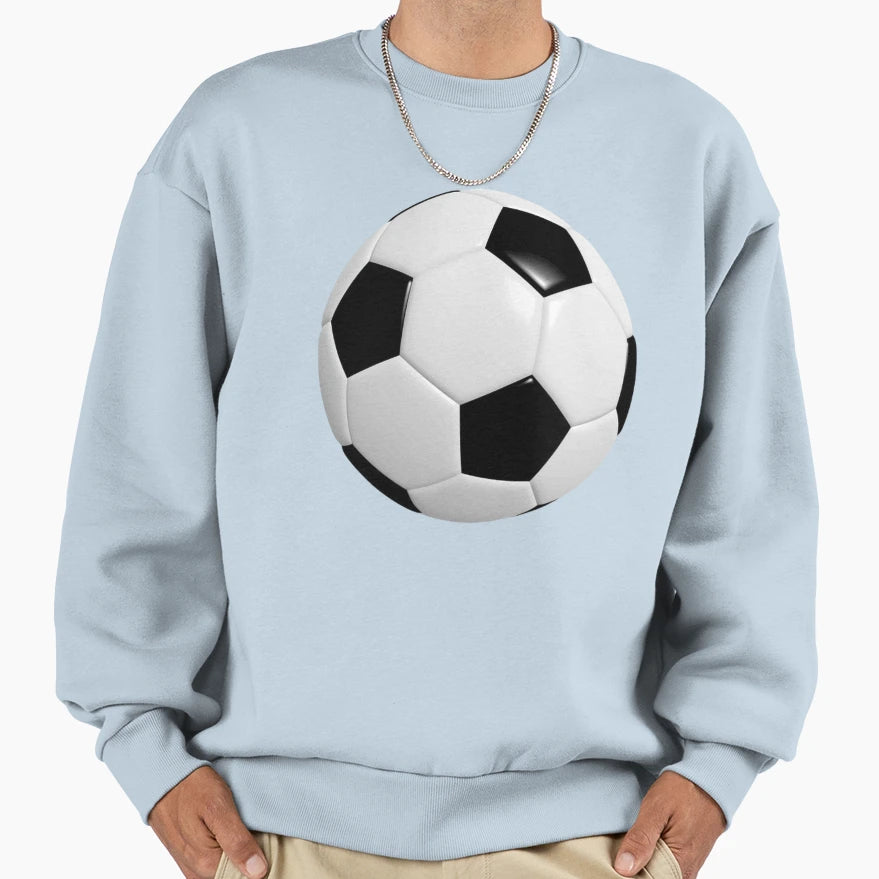 Soccer Ball Sweatshirt - Minimalist Print Unisex - T-Shirt, Sweatshirt, Hoodie