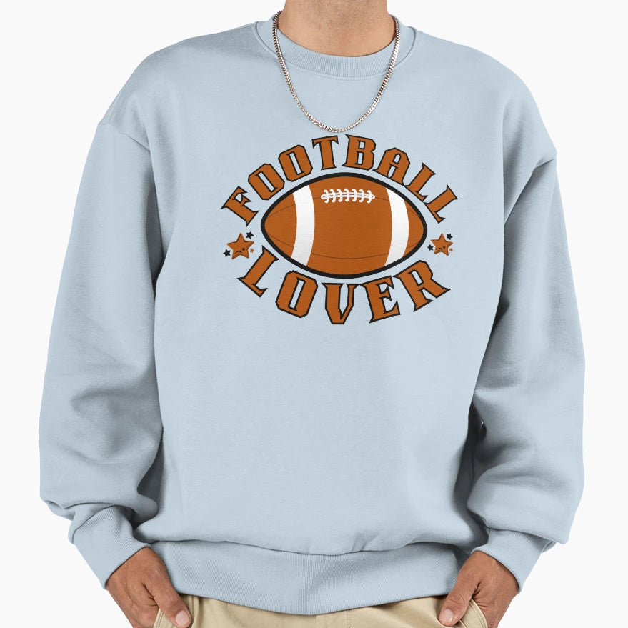 Football Lover Passion Football Sweatshirt - Custom Art Print Unisex - T-Shirt, Sweatshirt, Hoodie