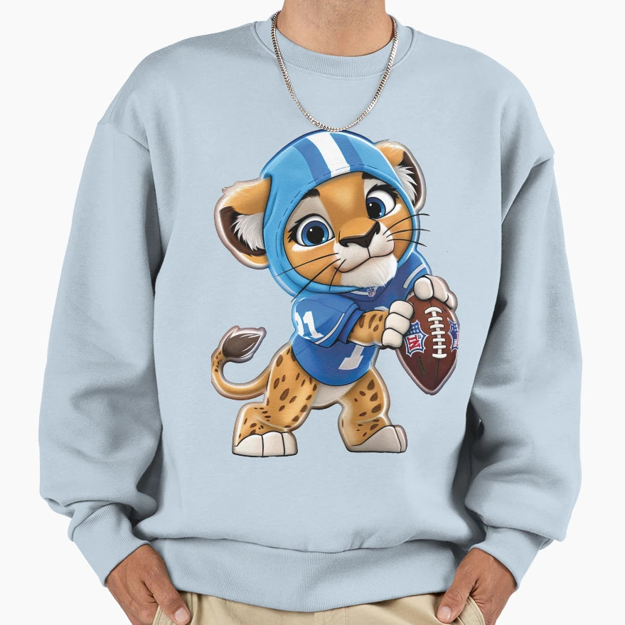 Detroit Lions Football Cub 3 Sweatshirt - Graphic Print for Adults - T-Shirt, Sweatshirt, Hoodie