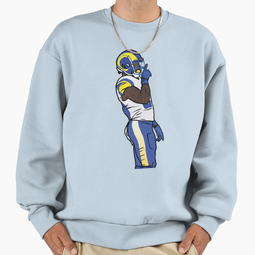 Kyren Williams Shhh Sweatshirt - Novelty Apparel Unisex - T-Shirt, Sweatshirt, Hoodie