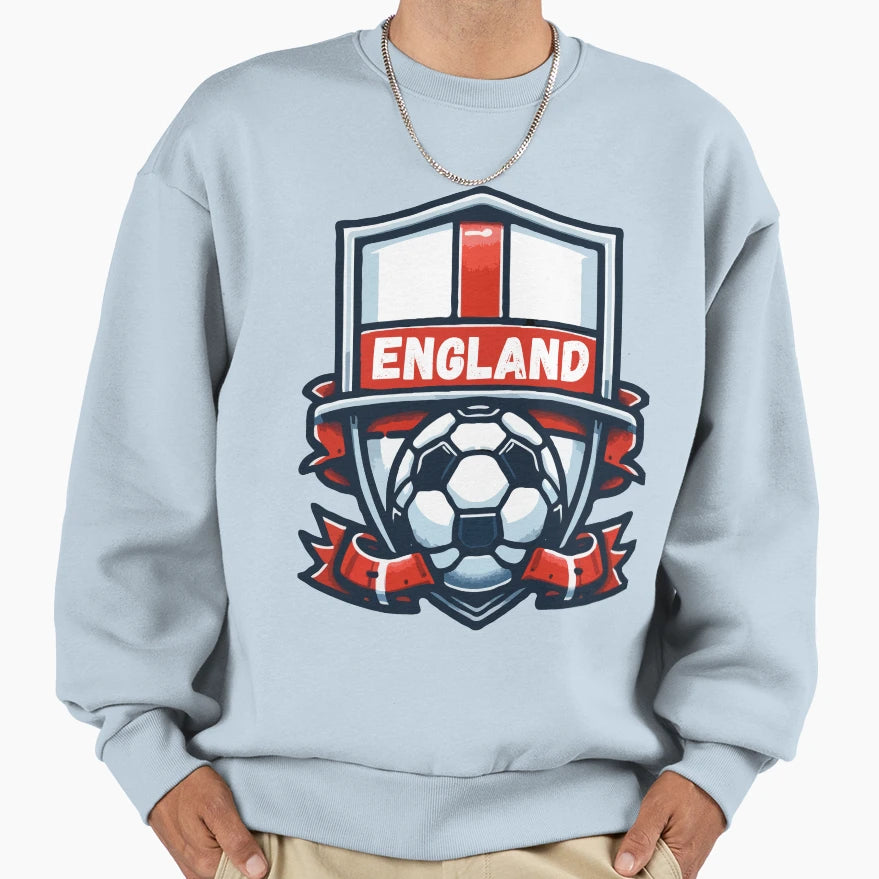 England Football Sweatshirt - Graphic Print Unisex - T-Shirt, Sweatshirt, Hoodie