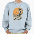 Modern Trendy Playing Soccer Sweatshirt - Aesthetic Graphic Men Women - T-Shirt, Sweatshirt, Hoodie