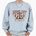 Game Day Coquette Bow Football Season Sweatshirt - Trendy Graphic Unisex - T-Shirt, Sweatshirt, Hoodie