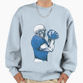 Football Player Sweatshirt - Aesthetic Graphic Unisex - T-Shirt, Sweatshirt, Hoodie