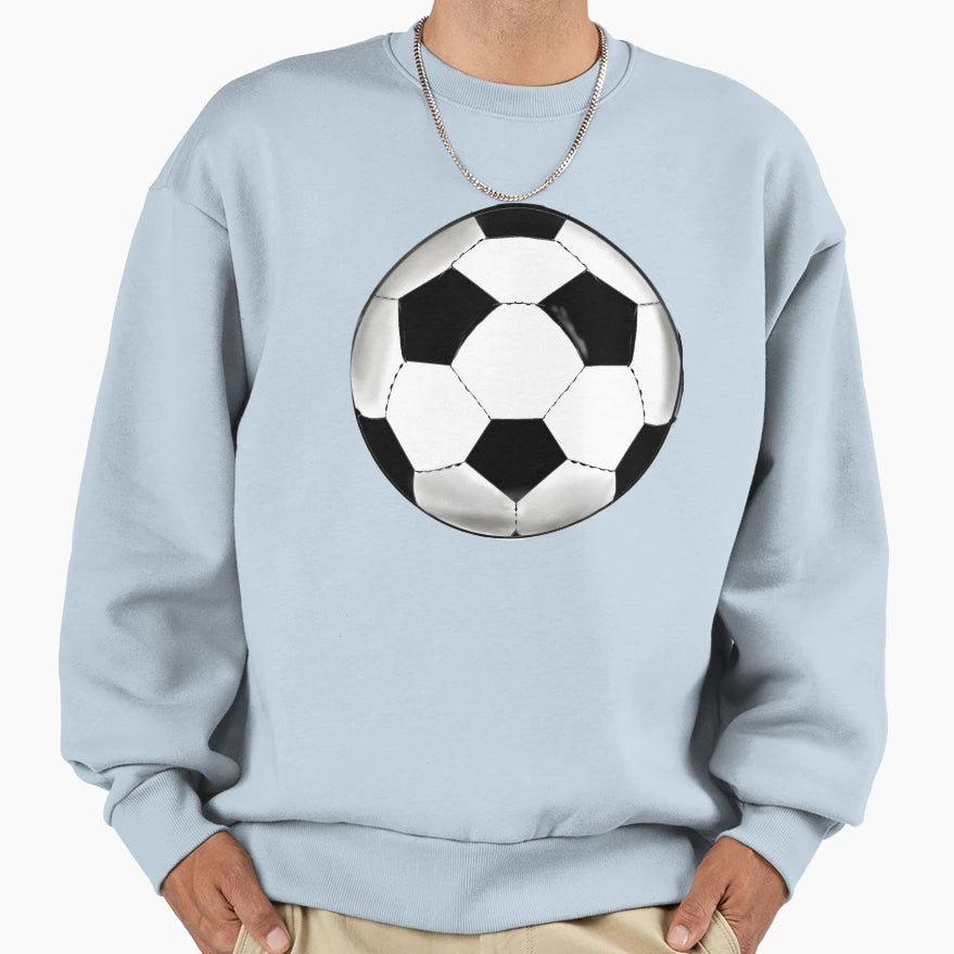 Football Soccer Ball Sweatshirt - Graphic Print Men Women - T-Shirt, Sweatshirt, Hoodie