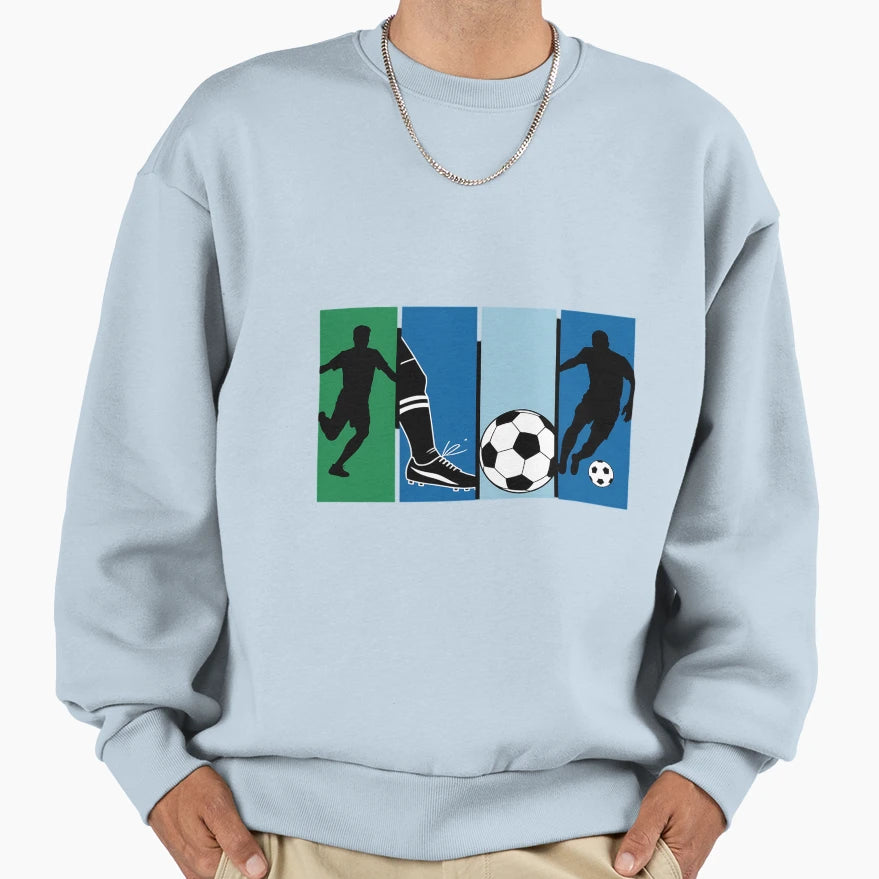Soccer Player Sweatshirt - Fun Novelty Design Men Women - T-Shirt, Sweatshirt, Hoodie