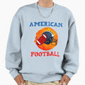 American Football Usa America Sweatshirt - Minimalist Print Men Women - T-Shirt, Sweatshirt, Hoodie