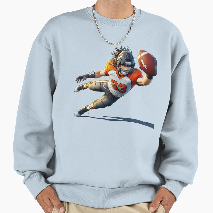 Rugby Anime Player Champions Momentum Sweatshirt - Graphic Print Unisex - T-Shirt, Sweatshirt, Hoodie