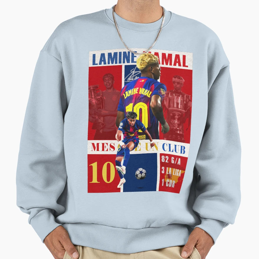 Lamine Yamal Fc Barcelona Young Sweatshirt - Aesthetic Graphic Unisex - T-Shirt, Sweatshirt, Hoodie