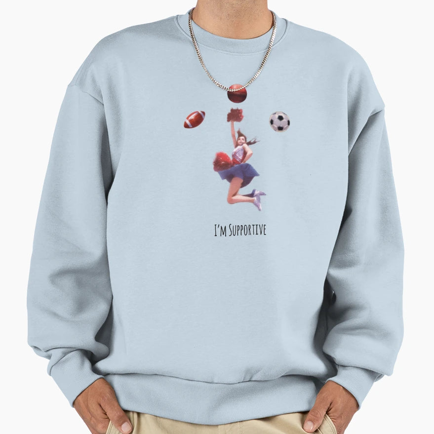 Seasonal Sports Cheerleader Sweatshirt - Casual Everyday Wear for Adults - T-Shirt, Sweatshirt, Hoodie
