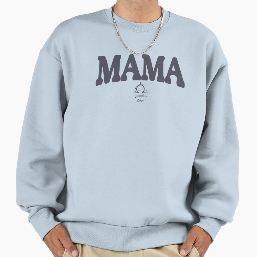 Mama Zodiac Sign Libra Sweatshirt - Custom Art Print for Adults - T-Shirt, Sweatshirt, Hoodie