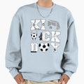 Kick Day Soccer Game Football Sweatshirt - Novelty Apparel Men Women - T-Shirt, Sweatshirt, Hoodie