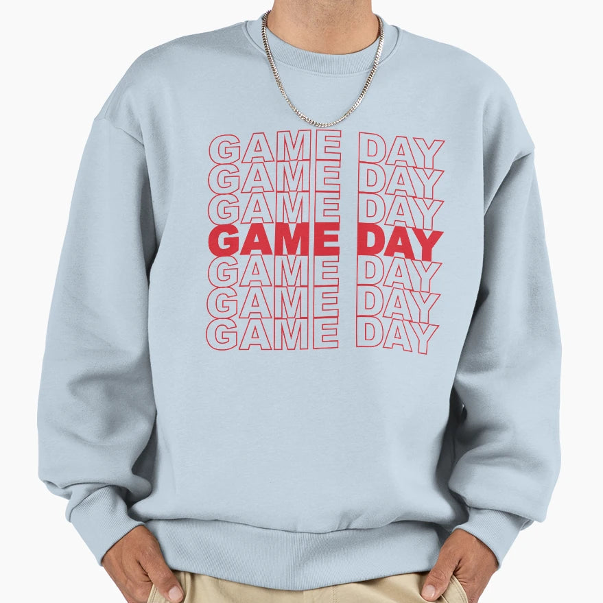 Game Day Grocery Bag Inspired Fall Sweatshirt - Trendy Graphic for Adults - T-Shirt, Sweatshirt, Hoodie