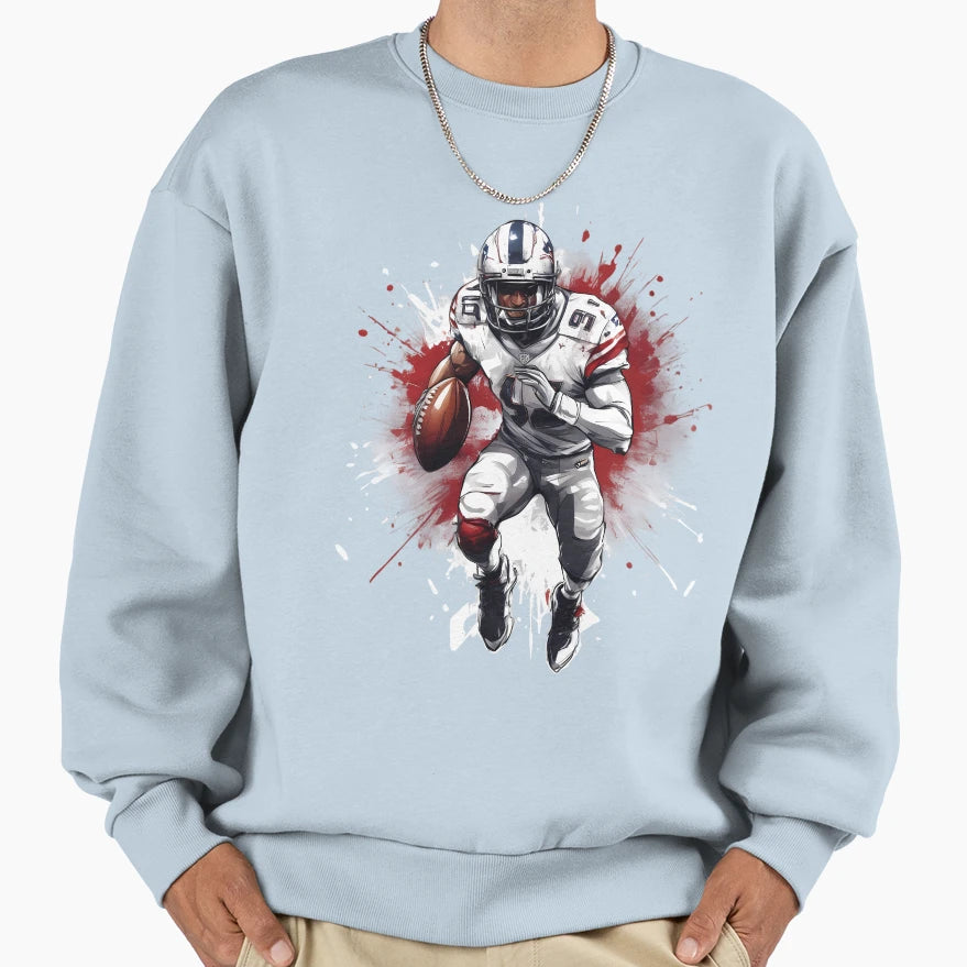 Kickoff American Football Sweatshirt - Graphic Print Men Women - T-Shirt, Sweatshirt, Hoodie
