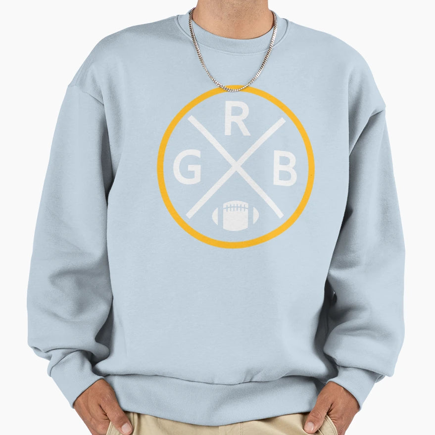 Green Bay Football Emblem Grb Sweatshirt - Graphic Print Men Women - T-Shirt, Sweatshirt, Hoodie