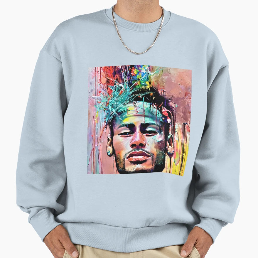 Colorful Neymar Sweatshirt - Streetwear Style Men Women - T-Shirt, Sweatshirt, Hoodie