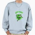 Just Who Loves Soccer Player Sweatshirt - Aesthetic Graphic Men Women - T-Shirt, Sweatshirt, Hoodie