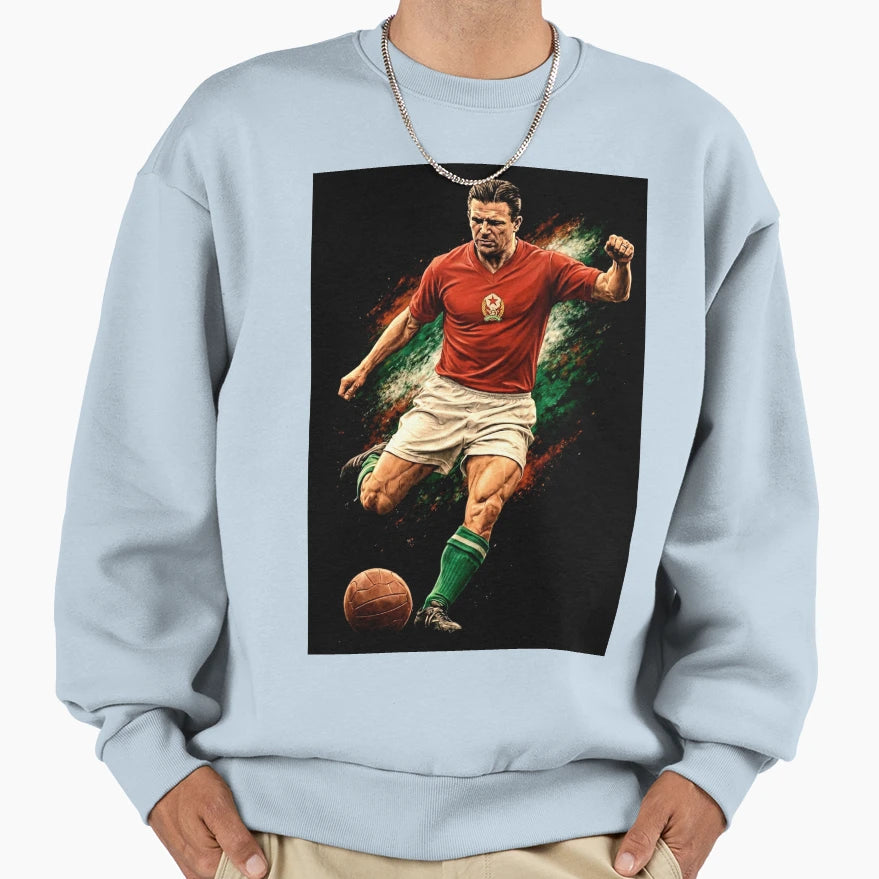 Pusk S Football Legend Pride Sweatshirt - Aesthetic Graphic Men Women - T-Shirt, Sweatshirt, Hoodie