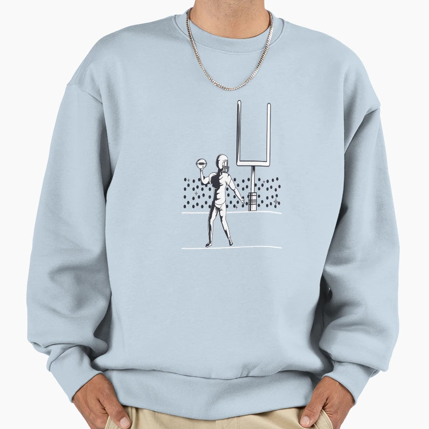 Quarterback Sweatshirt - Fun Novelty Design Unisex - T-Shirt, Sweatshirt, Hoodie