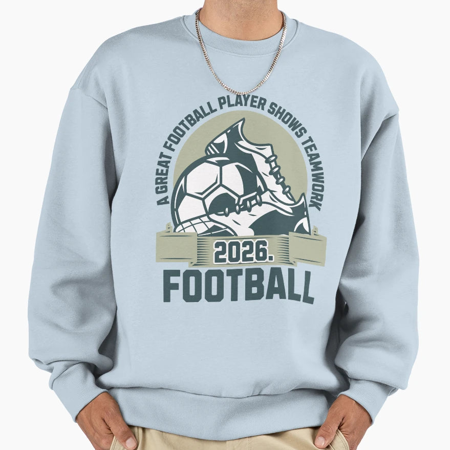 Football Lovers Sweatshirt - Custom Art Print Men Women - T-Shirt, Sweatshirt, Hoodie
