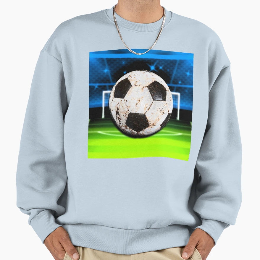 Soccer Ball Sweatshirt - Graphic Print Men Women - T-Shirt, Sweatshirt, Hoodie