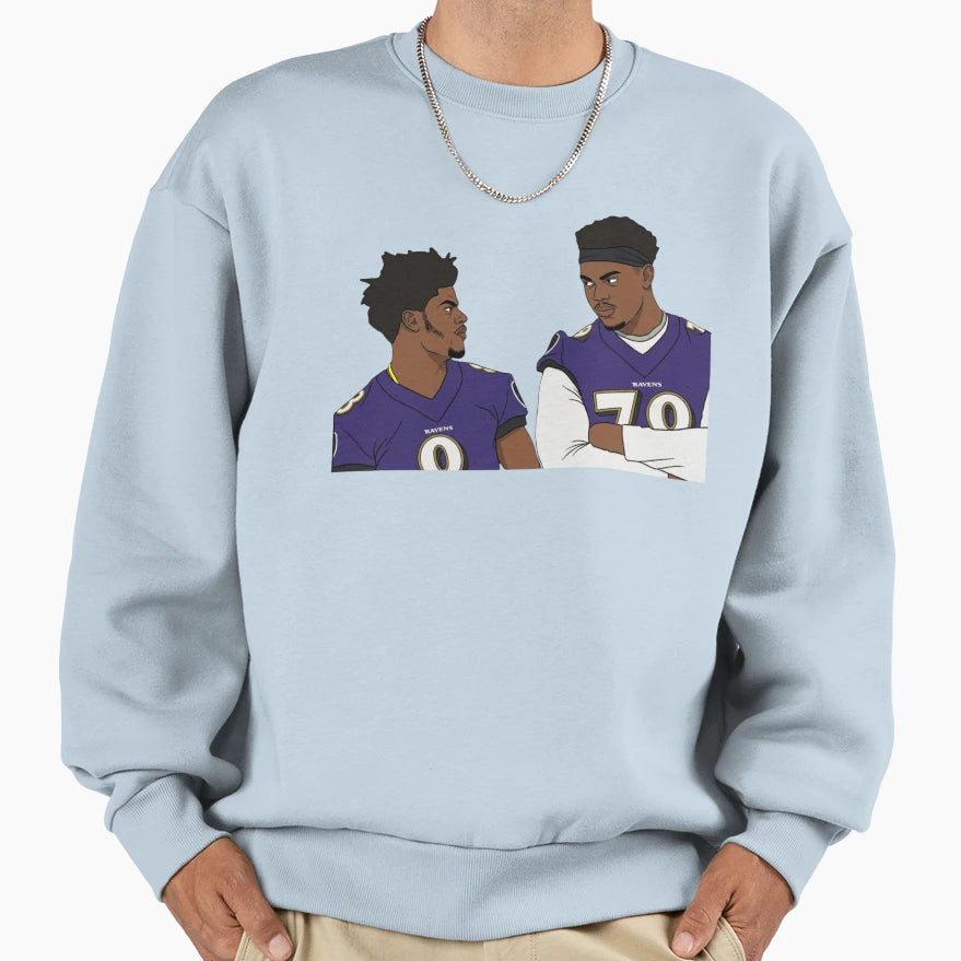 Lamar Reaction Meme Sweatshirt - Minimalist Print for Adults - T-Shirt, Sweatshirt, Hoodie
