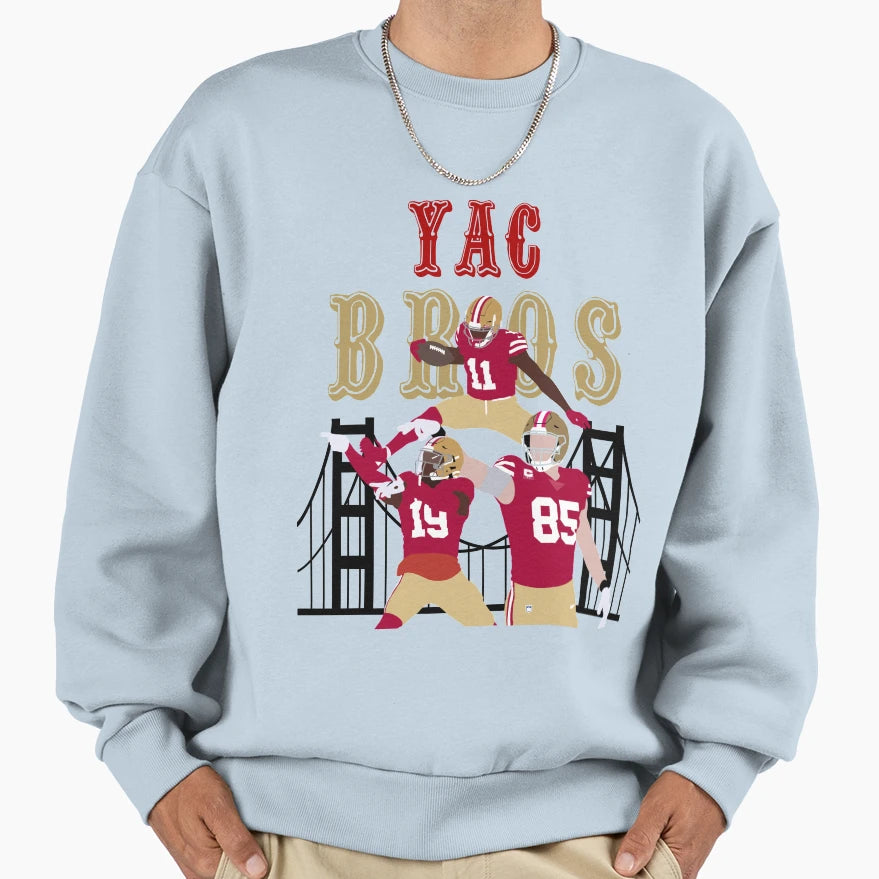 Yac Bros Sweatshirt - Aesthetic Graphic Men Women - T-Shirt, Sweatshirt, Hoodie