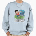 10 Years Being Legendary Soccer 10Th Sweatshirt - Graphic Print Men Women - T-Shirt, Sweatshirt, Hoodie