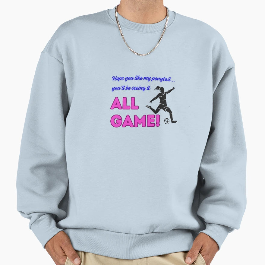 Celebrating Soccer Sweatshirt - Custom Art Print Unisex - T-Shirt, Sweatshirt, Hoodie