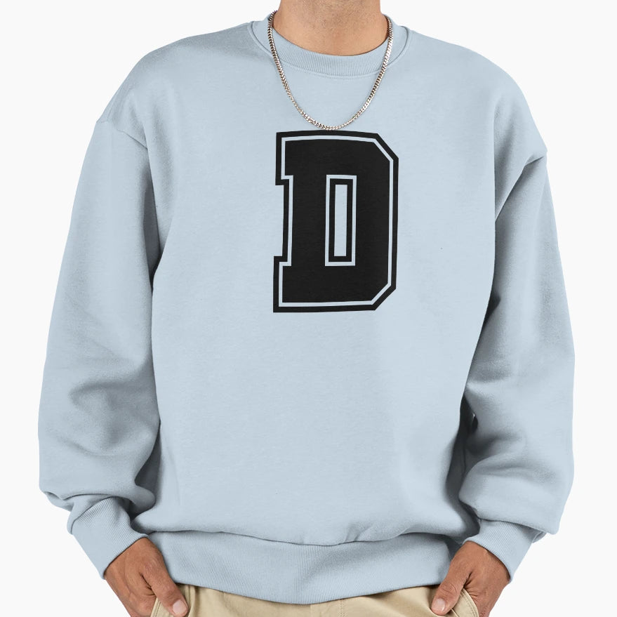 Letter D Sweatshirt - Streetwear Style Unisex - T-Shirt, Sweatshirt, Hoodie