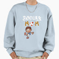 Soccer Mom Leopard Playing Soccer Sweatshirt - Graphic Print Unisex - T-Shirt, Sweatshirt, Hoodie