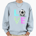 Best Love Soccer Love Gift Sweatshirt - Graphic Print for Adults - T-Shirt, Sweatshirt, Hoodie