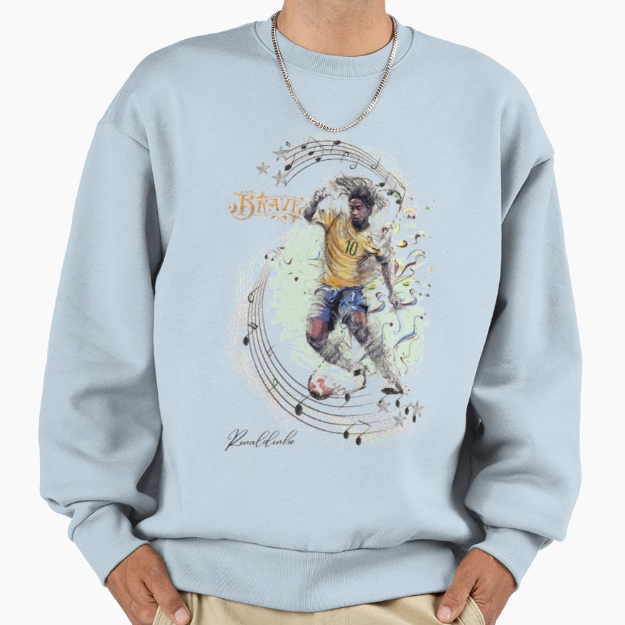 Ronaldinho Sweatshirt - Streetwear Style for Adults - T-Shirt, Sweatshirt, Hoodie