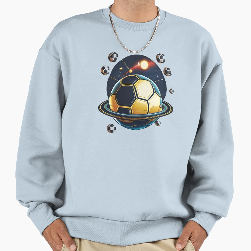 Football Spaceship Sweatshirt - Custom Art Print for Adults - T-Shirt, Sweatshirt, Hoodie