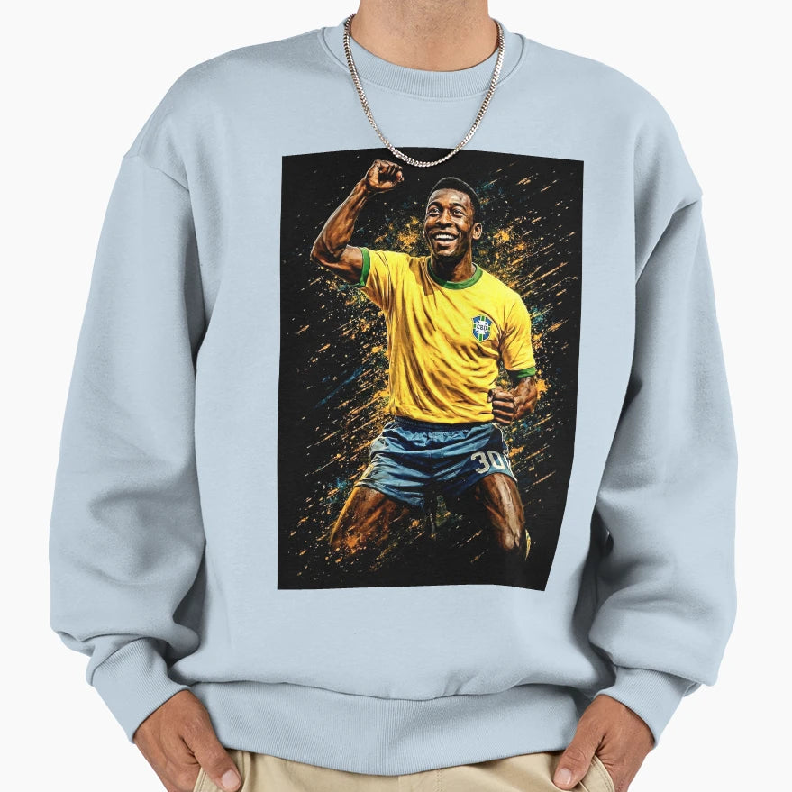 Pel Football Legend Pride Sweatshirt - Custom Art Print Unisex - T-Shirt, Sweatshirt, Hoodie