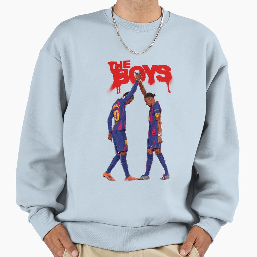 Lamine X Raphinha Sweatshirt - Unique Graphic for Adults - T-Shirt, Sweatshirt, Hoodie