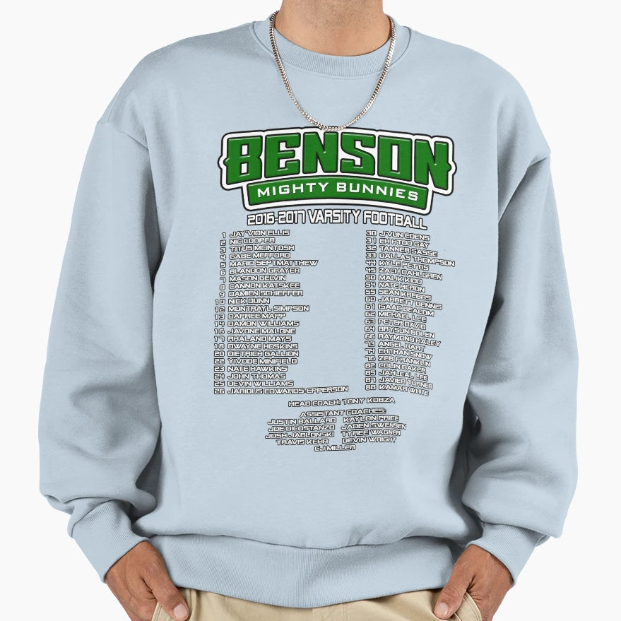 Mighty Benson Bunnies Omaha Benson Sweatshirt - Novelty Apparel Unisex - T-Shirt, Sweatshirt, Hoodie