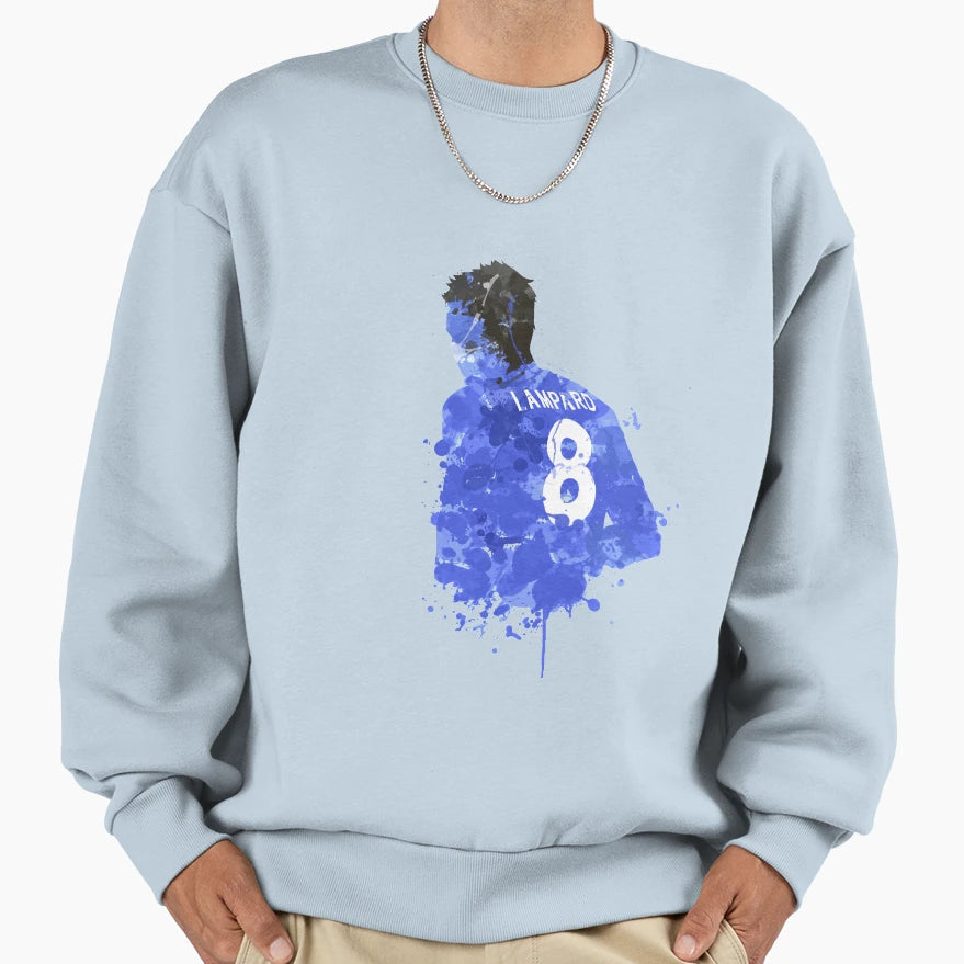 Frank Lampard Chelsea Legend Art Sweatshirt - Trendy Graphic Unisex - T-Shirt, Sweatshirt, Hoodie