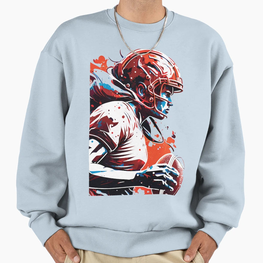 American Football Popular Sweatshirt - Casual Everyday Wear Men Women - T-Shirt, Sweatshirt, Hoodie