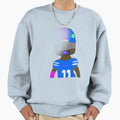 Fading Football Player Sweatshirt - Casual Everyday Wear Unisex - T-Shirt, Sweatshirt, Hoodie