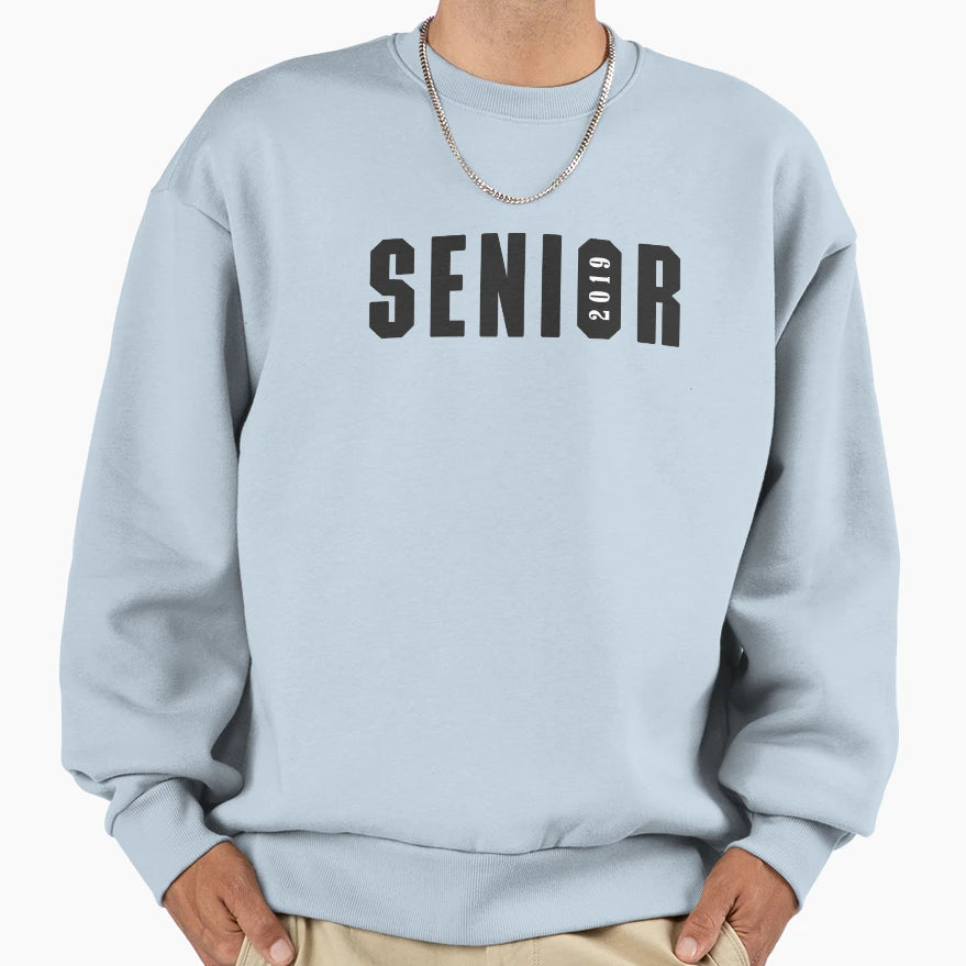 Senior 2019 Graduation 2019 Sweatshirt - Minimalist Print Men Women - T-Shirt, Sweatshirt, Hoodie